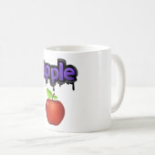 Apfel Kaffeetasse (VorderseiteRechts)