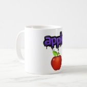Apfel Kaffeetasse (Vorderseite Links)