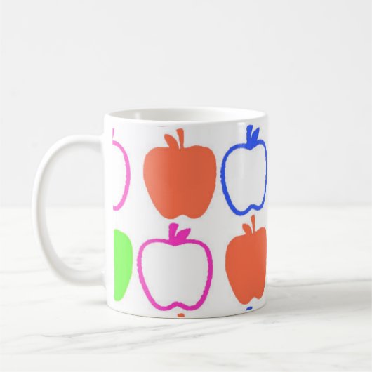 Äpfel Kaffeetasse (Links)