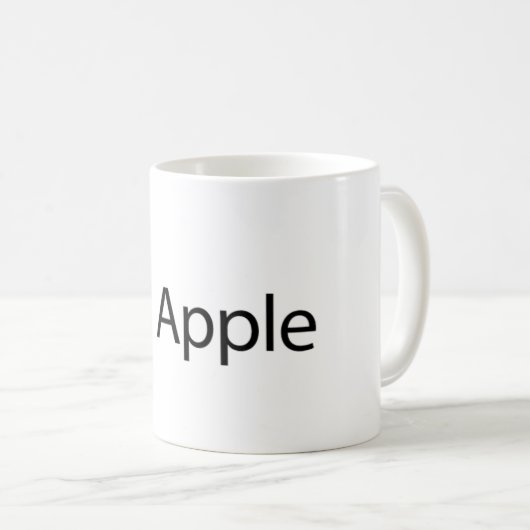 Apfel Kaffeetasse (VorderseiteRechts)