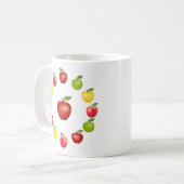 Äpfel Kaffeetasse (Vorderseite Links)