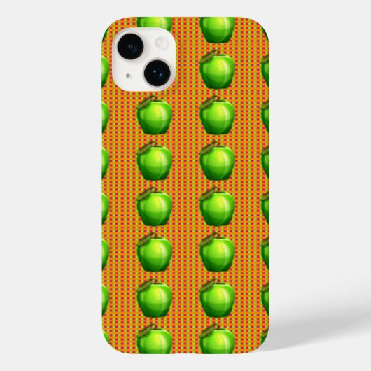 Äpfel Karo Case-Mate iPhone Hülle (Rückseite)