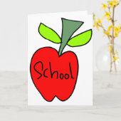 Äpfel Karte (Gelbe Blume)