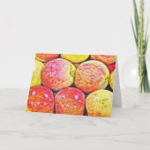 Äpfel Karte (Vorderseite)