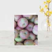 Äpfel Karte (Gelbe Blume)
