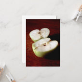 Apfel Karte (Vorderseite/Rückseite Beispiel)