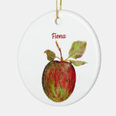 Apfel Keramik Ornament (Links)