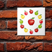 Äpfel Keramik Tile Fliese