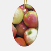 Äpfel Keramikornament (Links)
