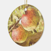 ÄPFEL KERAMIKORNAMENT (Links)