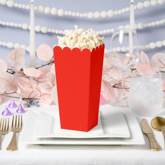 Apfel Kirsch Rot Popcorn Geschenkbox Geschenkschachtel (Hochzeit)