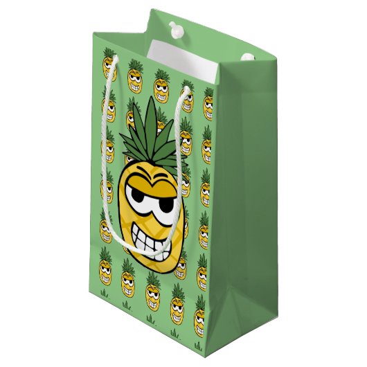 Apfel Kleine Geschenktüte (Vorderseite Schrägansicht)