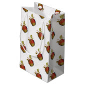 Apfel Kleine Geschenktüte (Rückseite Schrägansicht)