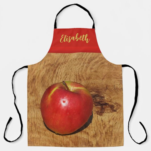 Apfel, Küche, Tablett, Küchendekor, Kochen, Schürze (Vorderseite)