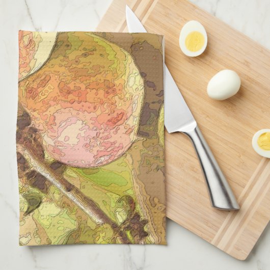 ÄPFEL KÜCHENTUCH (Viertel Falte)