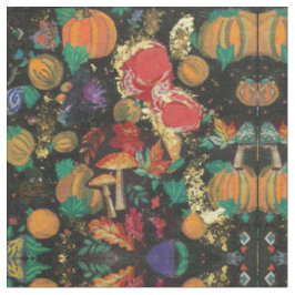 Apfel & Kürbisgewürz Herbst Stoff