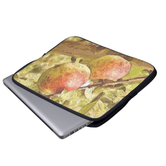 ÄPFEL LAPTOPSCHUTZHÜLLE (Vorne Knopf)