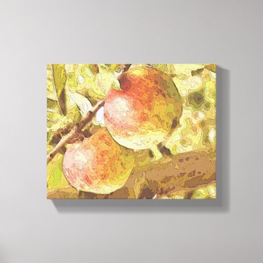 ÄPFEL LEINWANDDRUCK (Vorderseite)