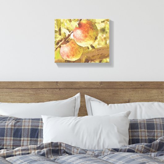 ÄPFEL LEINWANDDRUCK (Insitu (Schlafzimmer))