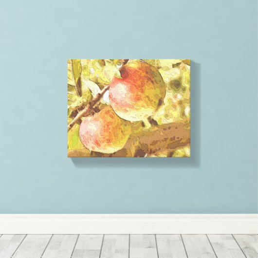 ÄPFEL LEINWANDDRUCK (Insitu (Holzboden))