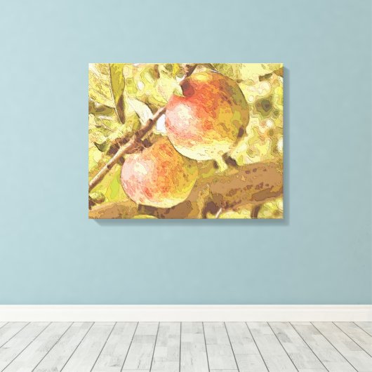 ÄPFEL LEINWANDDRUCK (Insitu (Holzboden))