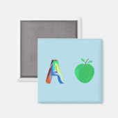 Apfel Magnet (Vorderseite/Rückseite)