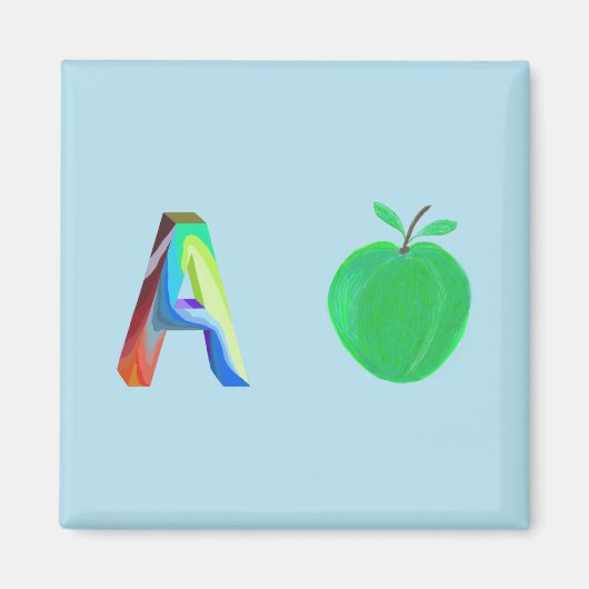 Apfel Magnet (Vorne)