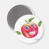 Apfel Magnet (Vorderseite/Rückseite)