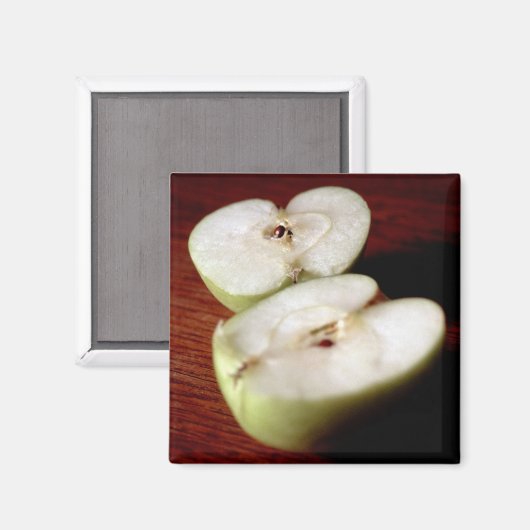 Apfel Magnet (Vorderseite/Rückseite)