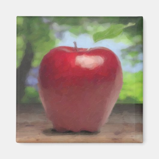 Apfel Magnet (Vorne)