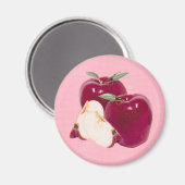 Apfel Magnet (Vorderseite/Rückseite)