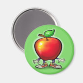 Apfel Magnet (Vorderseite/Rückseite)
