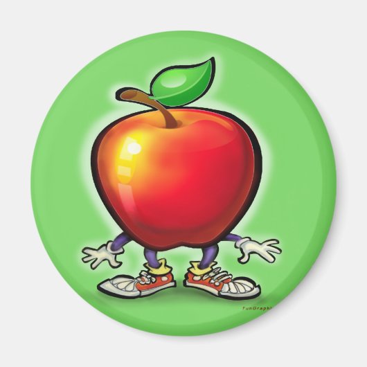 Apfel Magnet (Vorne)