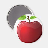 Apfel Magnet (Vorderseite/Rückseite)