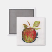 Apfel Magnet (Vorderseite/Rückseite)