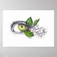 Apfel meiner Augen Surreal zeichnend Kunst