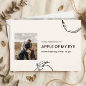 Apfel meiner Geburtstagskarte Karte