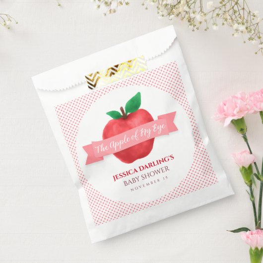 Apfel meines Augenfalles | Sommerliche Babydusche Geschenktütchen (Versiegelt)