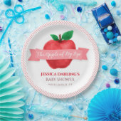 Apfel meines Augenfalles | Sommerliche Babydusche Pappteller (Party)