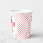 Apfel meines Augenfalles | Sommerthema Babydusche Pappbecher (Links)