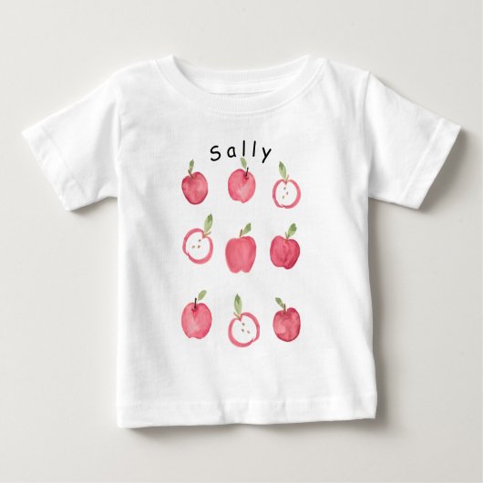 Apfel meines Auges Baby T-shirt (Vorderseite)