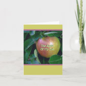 "Apfel meines Auges"/ "DAS SIND SIE!" Karte (Vorderseite)