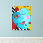 Apfel meines Auges Leinwanddruck (Insitu (Holzboden))