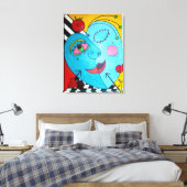 Apfel meines Auges Leinwanddruck (Insitu (Schlafzimmer))