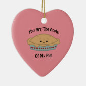 Apfel meines Kuchens Keramikornament (Rechts)