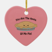 Apfel meines Kuchens Keramikornament (Vorne)