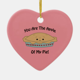 Apfel meines Kuchens Keramikornament
