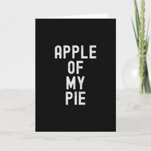 Apfel meines Kuchens Lustiger Thanksgiving-Apfel-D Karte