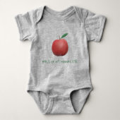 Apfel meines Mutterauges Baby Strampler (Vorderseite)