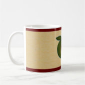 Äpfel mit Cranberry Stripe Kaffeetasse (Links)